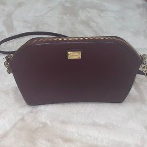 Burgundy Maroon Calvin Klein Crossbody